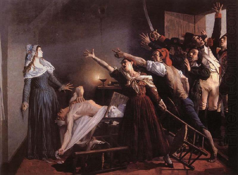 Weerts Jean Joseph l'Assassinat de Marat china oil painting image
